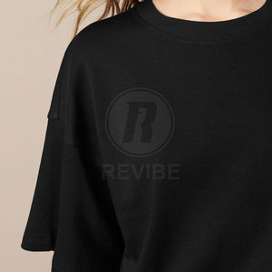 Camiseta Holgada de Verano para Mujer con Logotipo Personalizado, 100% Algodón Canvas, Transpirable, de Alta Calidad para Venta en Línea - Product Image 6