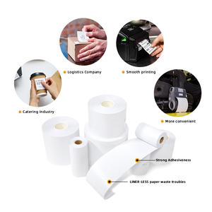 Rollo Térmico Autoadhesivo sin Revestimiento Impreso para Impresoras de Etiquetas Térmicas, 80 mm x 73 mm, 58 mm - Product Image 4