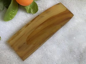 Plaque de corne naturelle faite à la main, écaille de corne de buffle, décoration en forme naturelle, bande de corne pour manche de couteau - Product Image 5