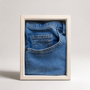 Mini cartera de mezclilla, monedero, tarjetero, organizador pequeño de efectivo, accesorio de almacenamiento de bolsillo portátil para mujeres y hombres - Product Image 1