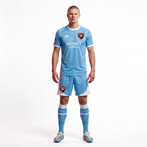 Dumela International Men's Football Kit <b>Sports</b> <b>Jersey</b> Summer Short Sleeve Solid Customized Color Logo Quick Dry Polyester - Product Image 3