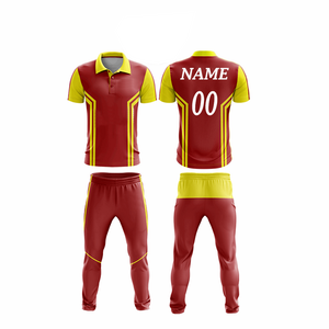 Cricket Uniform Jersey Reversible Lightweight Comfortable Print Logo Team Design Customizable Color POLYESTER Cricket Uniform - Product Image 2