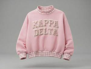 เสื้อสเวตเชิ้ตคอเต่าผ้าฝ้ายฟลีซทรงโอเวอร์ไซส์สำหรับผู้หญิง ปักโลโก้ตามสั่ง สไตล์สตรีทแวร์ เนื้อผ้านุ่ม - Product Image 2
