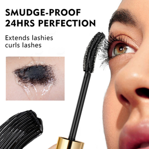 Mascara à deux brosses interchangeables, mascara noir waterproof allongeant et volumisant pour tous types de cils - Product Image 4