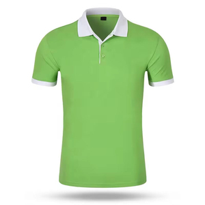 Camiseta Polo de Algodón para Hombre, Manga Corta, Tejida, Transpirable, con Logotipo Personalizado, Ropa Deportiva Informal para Gimnasio, Proveedor Mayorista - Product Image 5