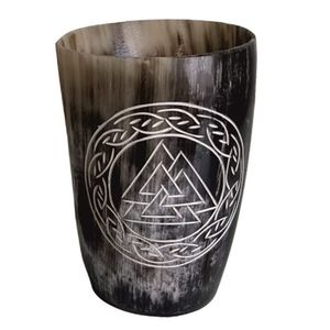 Copa de Cerveza Artesanal Ecológica de Cuerno de Búfalo Vikingo, Venta al por Mayor - Product Image 3