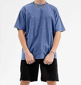 Camiseta de Algodón Verde Estampada Oversize para Hombre, Manga Corta, Cuello Redondo, Estilo Casual, Tejido Jersey, Ecológica, 240g - Product Image 2