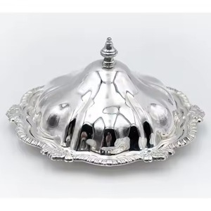 กล่องใส่เนยสแตนเลสพร้อมฝาปิดสำหรับวางบนโต๊ะอาหารในครัว - Product Image 5