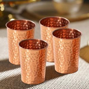 Vaso de Agua de Cobre Antique Creations con Revestimiento 100% Cobre, Diseño Ecológico y Clásico - 250 ml para Uso en el Hogar, la Escuela y la Oficina - Product Image 2