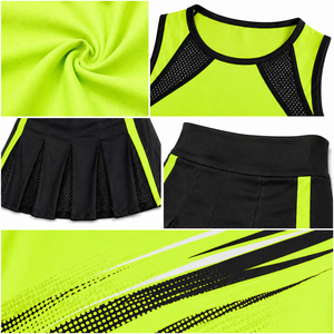 Uniforme de cheerleading pour femmes en polyester respirant, personnalisable avec logo scolaire, par sublimation, pour équipes de danse, coupe confortable, vente en gros - Product Image 5