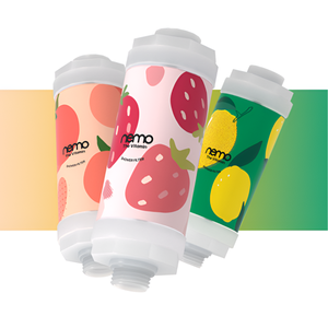[nemo] Filtro de Ducha con Vitaminas para Eliminar el Cloro y Filtrar la Oxidación, Suavizante de Agua Aromático, Cuidado de la Piel - Product Image 1