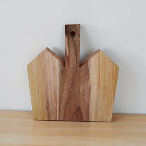 Planche à découper en bois d'acacia épais pour usage intensif en cuisine, planche à découper de qualité supérieure en acacia pour couper et hacher la viande, grande taille - Product Image 6