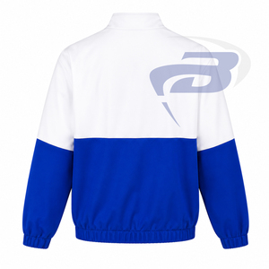 Sweat-shirt à demi-zip Zeta Phi Beta Sorority, bleu et blanc, design color block avec poche, unisexe, coupe classique, sweat-shirt d'automne - Product Image 3