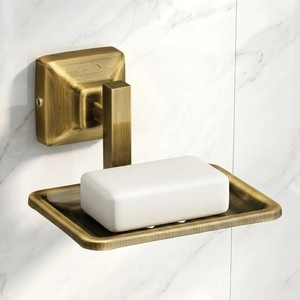 Porte-savon en acier inoxydable pour salle de bain, design métallique raffiné, pour intérieurs modernes - Product Image 5