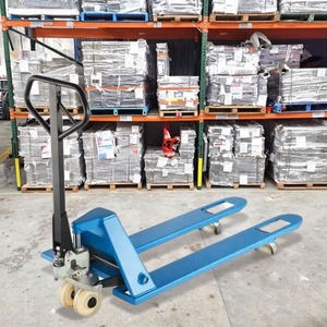 Transpaleta eléctrica hidráulica Manual de 2,5 toneladas con ruedas de carretilla elevadora de nailon, Gato de paleta de capacidad de 2500kg - Product Image 4