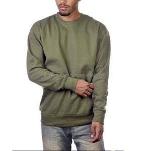 เสื้อสเวตเตอร์คอกลมแขนยาวสำหรับผู้ชายเสื้อสเวตเตอร์ปักลายเรียบแบบสั่งตัด - Product Image 4