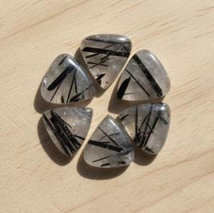 Cuarzo Rutilo Natural Certificado de la Mejor Calidad, Cabujón Pulido Premium, Piedras Preciosas Sueltas, Tamaños Personalizados, Lote a Granel, Suministro al por Mayor - Product Image 2