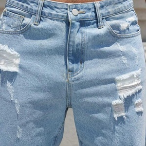 Pantalones Cortos de Mezclilla para Hombre, Más Vendidos, Diseño Personalizado de Alta Calidad, Estampado Sólido, Cintura Media, Estilo Casual, 100% Algodón, Impermeables y Resistentes al Viento - Product Image 3