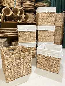 TRENDING NOW <b>CHEAP</b> Home Decor Rectangle Paper Rope Eco-Friendly Storage <b>Basket</b> with 2 Wooden Handles for Shelves Vietnam 2026 - Product Image 4