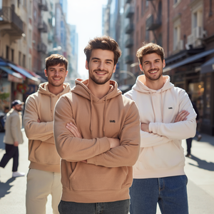 Sweat à capuche décontracté pour homme en molleton de soie/coton brodé avec imprimé dessin animé, confortable, streetwear, manches longues, écologique, OEM - Product Image 4