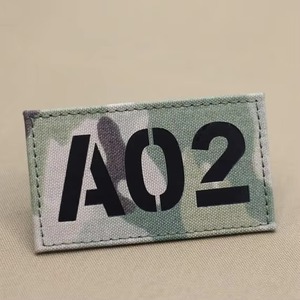 Parche de tela reflectante negro personalizado, cortado a láser, de gran calidad, banderas termocortadas para tela, parche de mochila de infrarrojos lejanos 2026 - Product Image 3