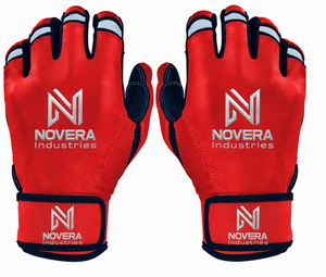 ถุงมือเบสบอล NOVERA INDUSTRIES สำหรับป้องกันมือ ขายส่ง ป้องกันการลื่น สำหรับมือขวา/ซ้าย ปิดด้วยแถบตีนตุ๊กแก เหมาะสำหรับการฝึกซ้อม - Product Image 1