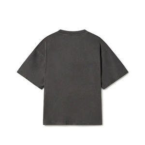 Camiseta Oversize Personalizada de Algodón 230 GSM para Streetwear, Unisex, Lisa, con Serigrafía y Logotipo Bordado, Venta al por Mayor - Product Image 1