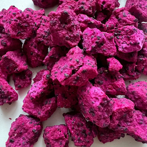 Wholesales Bulk <b>Sweety</b> FD Freeze Dried Dragon Fruit Blocks Syrup Vacuum Pack Sweet Fruit Snack Ready to Eat - Product Image 6