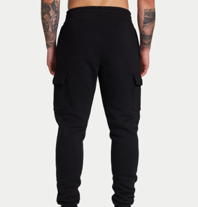 Men's Joggers in Various Solid Colours Solid-colored <b>drawstring</b> plush thick warm pants sweatpants or <b>trousers</b> with pockets - Product Image 3