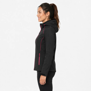 Stylish <b>Women</b> Softshell <b>Jacket</b> Combining <b>Lightweight</b> Construction Flexible Movement And Comfortable Fit <b>For</b> Active Everyday - Product Image 4
