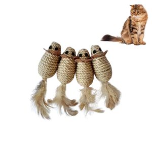 ของเล่นเชือกป่านสำหรับสุนัขและแมวเพื่อฝึกกันกัดและบรรเทาความเครียด - Product Image 5