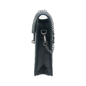 Bolso de Mano Mini de Piel Genuina para Mujer, Estilo Bandolera, de Noche, con Cadena Desmontable, Riñonera - Product Image 1