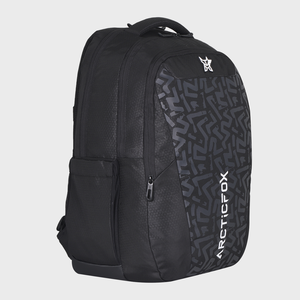 Mochila negra para portátil Arctic Fox Stamp - Product Image 1
