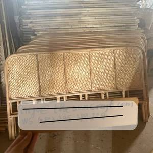 Cabecero de Mimbre Hecho a Mano en Vietnam, Cabecero Arqueado de Ratán con Diseño de Girasol, Muebles de Dormitorio, Precio Competitivo - Product Image 3