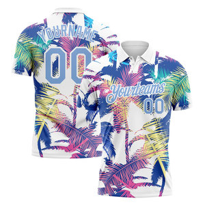 Camiseta de Golf Personalizada para Hombre, Transpirable, de Spandex/Poliéster, con Estampado por Transferencia de Calor, Estilo Casual y Profesional - Product Image 4