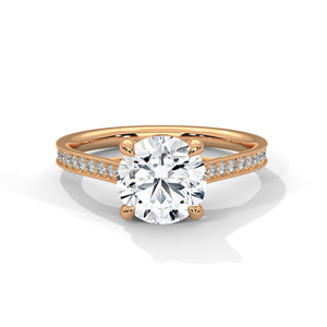 Bague en diamant cultivé en laboratoire certifié IGI, or massif 14K 18K, bague de fiançailles pour femme, alliance de mariage classique de luxe, prix d'usine - Product Image 3