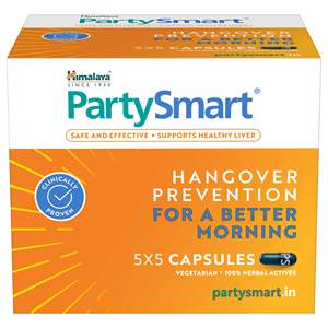 Cápsulas PartySmart de Himalaya Wellness de Gran Calidad, Suplemento Natural a Base de Hierbas Puras para el Apoyo a la Salud Digestiva y del Hígado para Adultos - Product Image 1