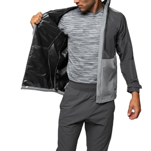 Custom Design Outdoor Running <b>Men</b> Plus Size <b>Mens</b> Sports windbreak Hooded <b>Jacket</b> Soft Polyester Rain Waterproof - Product Image 1