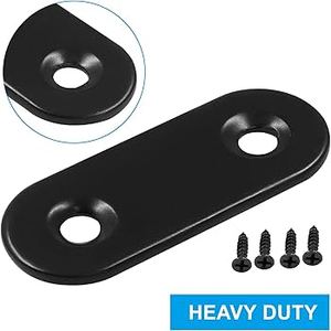 High Quality Heavy-Duty Stainless Steel 202 <b>Black</b> Coated Straight Plate <b>Bracket</b> by Anand Engineering Corporation Uttar Pradesh - Product Image 1
