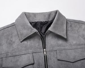 Modern Everyday Casual Outerwear <b>Jacket</b> with Functional Pocket Design and Comfortable Fit - Product Image 3