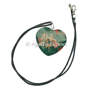 จี้หัวใจออร์กอนไนต์ Scholosite พร้อมจุดคริสตัล - Product Image 5