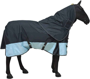Mantas para caballos de tela impermeable de primera calidad, hechas con forro suave que garantiza calidez, comodidad, protección y durabilidad para los caballos. - Product Image 2