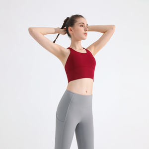 Women Cross Back Sports Bra Lightweight Workout <b>Top</b> Fitness Running Yoga Gym Activewear Daily Support Wear - Product Image 5
