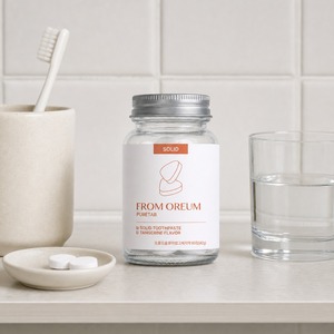 [FROM OREUM] Gamme d'hygiène bucco-dentaire quotidienne pour les magasins de soins personnels Dentifrice solide saveur mandarine de Jeju - Product Image 5