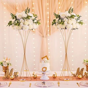 Modern Metal Floor Vase With <b>Artificial</b> <b>Flowers</b> For Wedding Decoration High Quality Design - Product Image 6