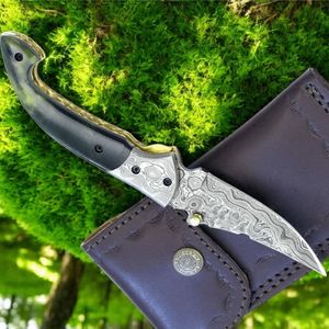 Cuchillos Plegables para Acampar al Aire Libre con Empuñadura Texturizada Azul, Refuerzos Plateados y Hoja Afilada para Caza, Camping y Senderismo - Product Image 5