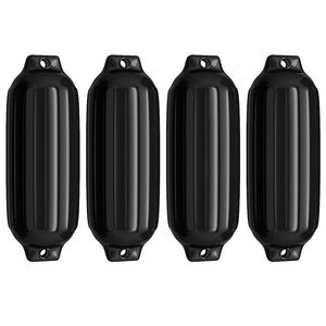 Marine-Bootsfender 8,5" x 27" Gerippter Vinyl-Stoßfänger für Anlegestell-Schutz - Product Image 1