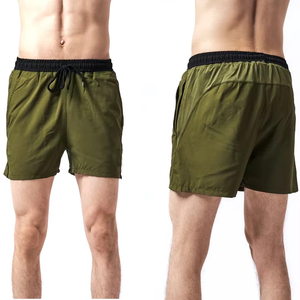 Shorts de course pour hommes été 100% coton, non tissé, séchage rapide, sport, fitness, gym - Product Image 1