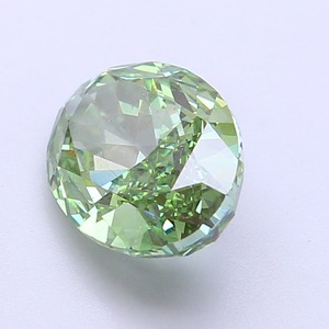 Diamant de laboratoire CVD ovale de 2,73 carats, vert vif fantaisie modifié, clarté VVS2, polissage excellent, pierre précieuse non montée pour bijoux - Product Image 2