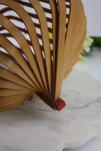 Factory Direct <b>Bamboo</b> <b>Straw</b> Handbag Woven Beach Bag Foldable Birdcage Design Portable Women Bag Supplier - Product Image 3